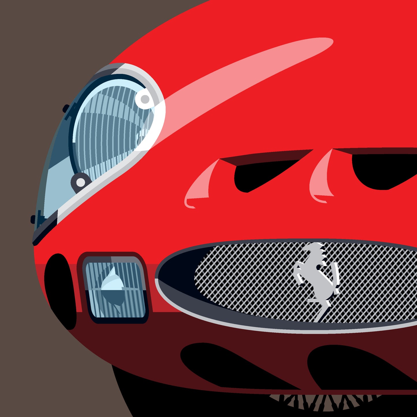 1962 Ferrari 250 GTO, archival, limited-edition, signed & numbered, fine-art print