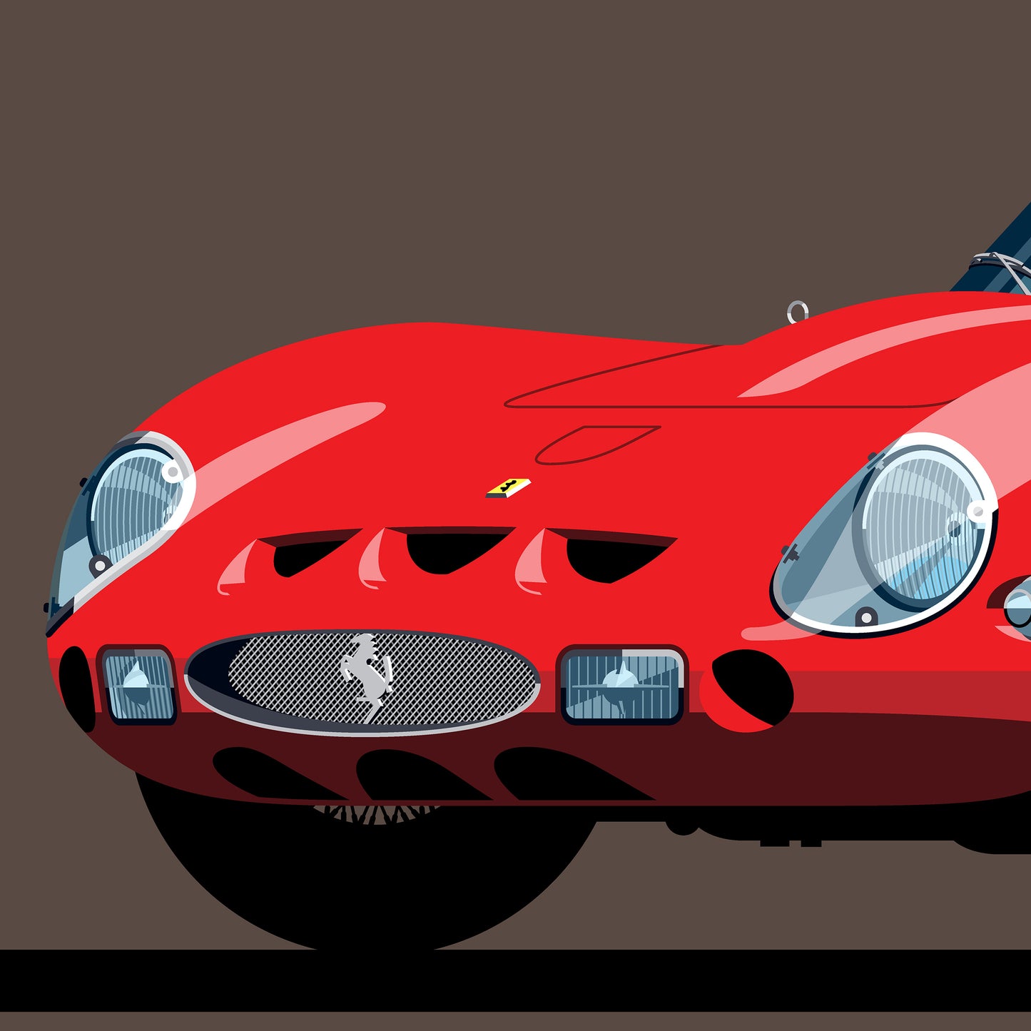 1962 Ferrari 250 GTO, archival, limited-edition, signed & numbered, fine-art print