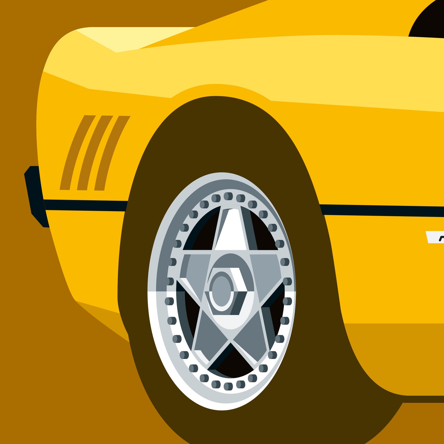 1984 Ferrari 288 GTO, archival, limited-edition, signed & numbered, fine-art print