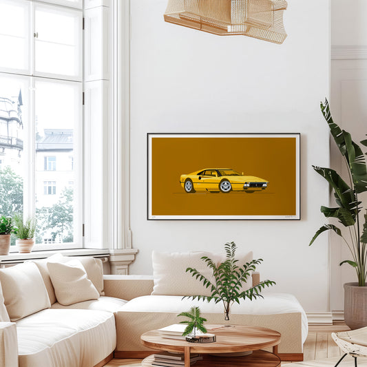 1984 Ferrari 288 GTO, archival, limited-edition, signed & numbered, fine-art print