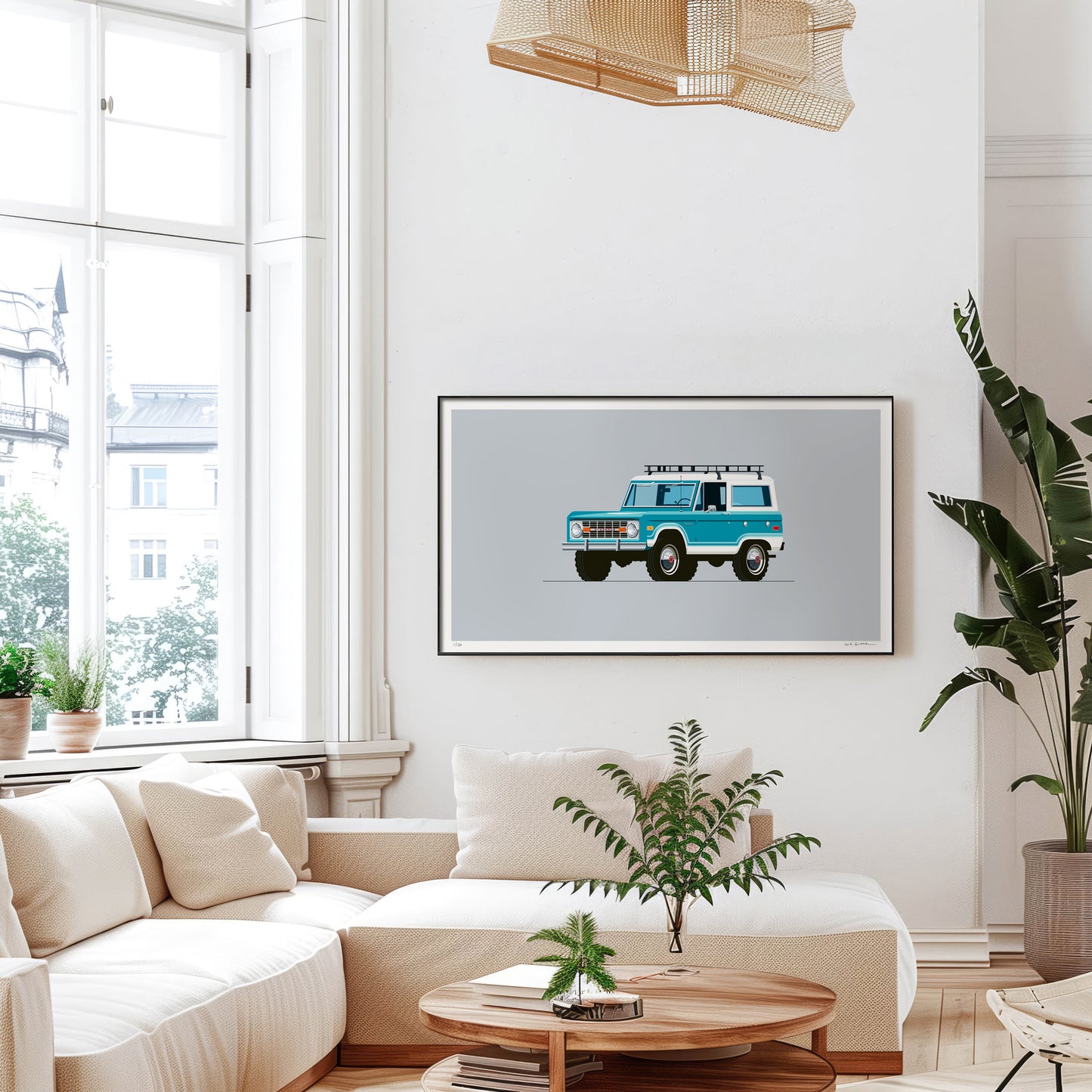 1971 Ford Bronco, limited-edition, signed & numbered print