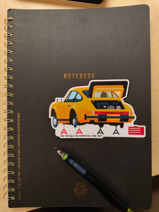 911 Carrera Workshop sticker