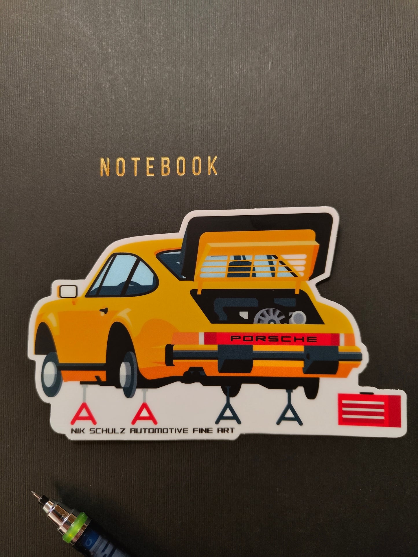 911 Carrera Workshop sticker