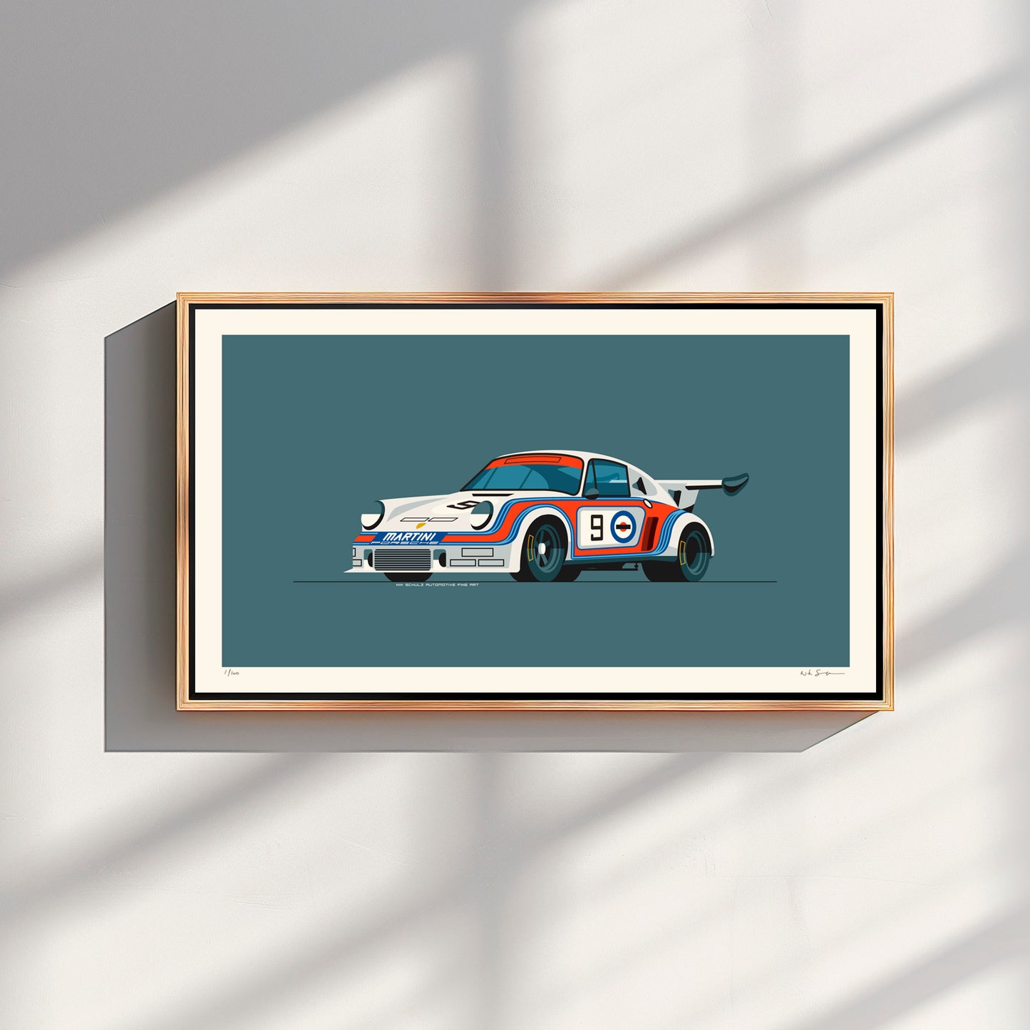 1974 Porsche 911 Carrera RSR Turbo 2.1, archival, limited-edition, signed & numbered, fine-art print