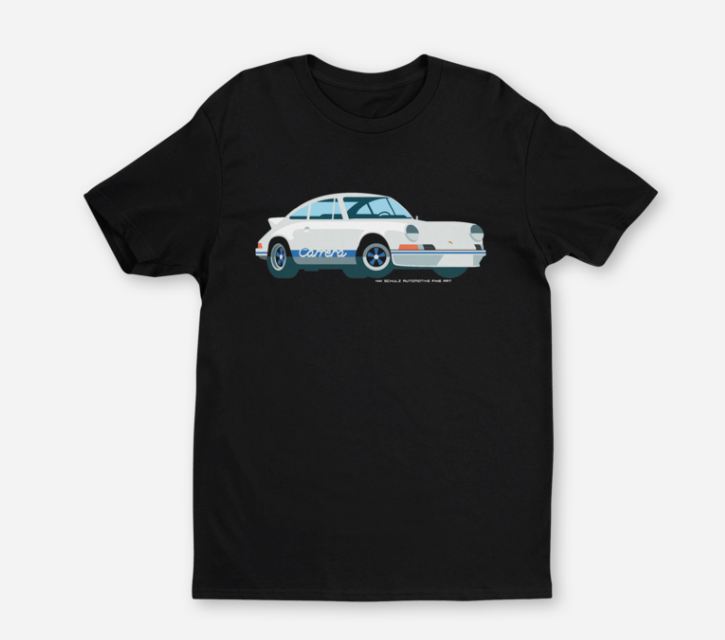 911 Carrera RS 2.7 t-shirt, White & Blue