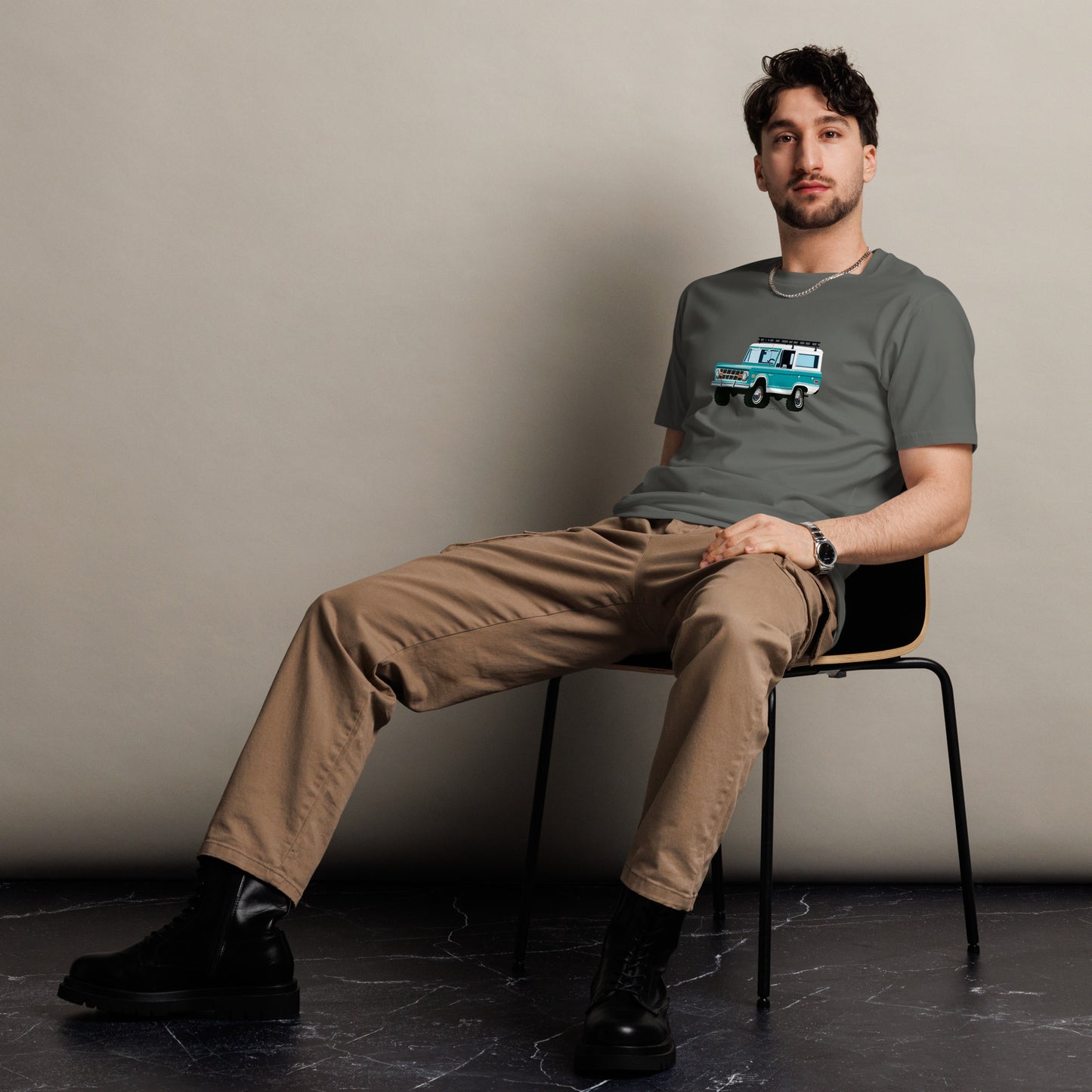 Vintage Bronco t-shirt, Turquoise